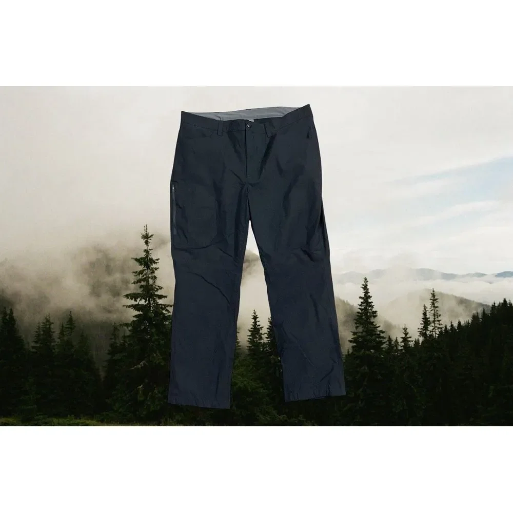 Eddie Bauer Fleece Lined Pants‎ Size 38x30 Black Men's Hike Hunt